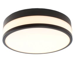 BagnoØ 30 cm IP44 zwarte plafondlamp - Geschikt voor elke ruimte