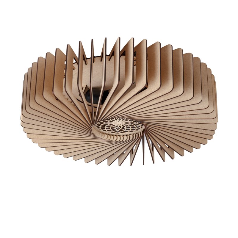 Blij Design Plafondlamp Edge Ø 48 cm naturel