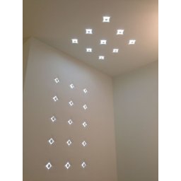 Brick In The Wall Button 2X2 Surface LED wandlamp-2