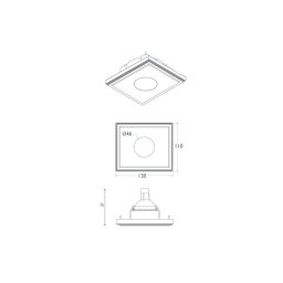 Brick In The Wall Enola 30 LED Ip54 Outdoor Remote Driver Inbouwspot-2