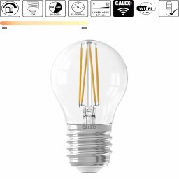 E27 Calex Smart Home dimbaar helder bol lamp LED