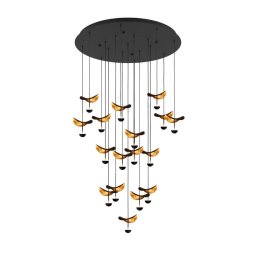 Eglo Hanglamp Dracera 17 lichts Ø 78 cm zwart