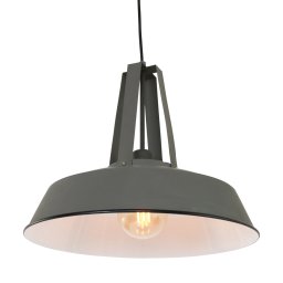 Industriële hanglamp Eden | 1 lichts | grijs | metaal | Ø 42 cm | in hoogte verstelbaar tot 200 cm |