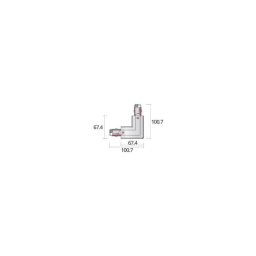 Integratech Bocht links universele 3 fase rail 7p-2