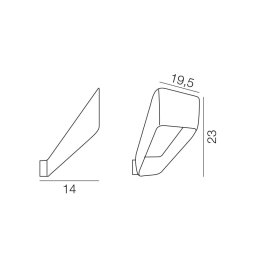 KDLN FRAME LED Wandlamp-2