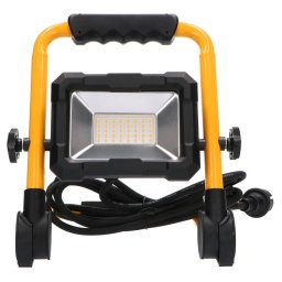 Led bouwlamp op standaard waterdicht met stekker - 30 watt