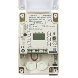 LED Schemerschakelaar met tijdklok - 2000W - IP54