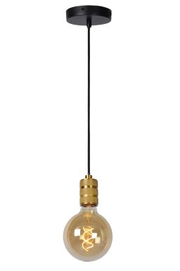 Lucide JOVA - Hanglamp - Ø 12 cm - 1xE27 - Mat Goud / Messing