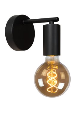 Lucide LEANNE - Wandlamp - 1xE27 - Zwart