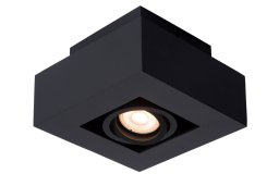 Lucide XIRAX - Plafondspot - LED Dim to warm - GU10 - 1x5W 2200K/3000K - Zwart