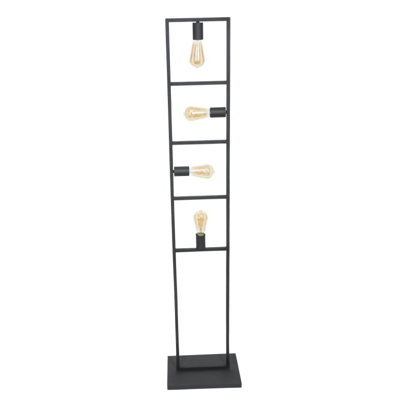 Mexlite Vloerlamp racky 2982zw zwart