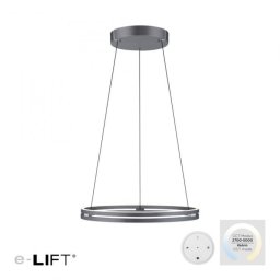 Neuhaus PURE Hanglamp E-Loop e-Lift Ø 70 cm donker grijs