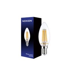 Noxion Lucent LED E14 Kaars Filament Helder 4.5W 470lm - 827 Zeer Warm Wit | Vervangt 40W