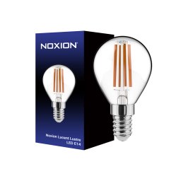 Noxion Lucent Lustre LED E14 Kogel Filament Helder 4.5W 470lm - 827 Zeer Warm Wit | Dimbaar - Vervangt 40W