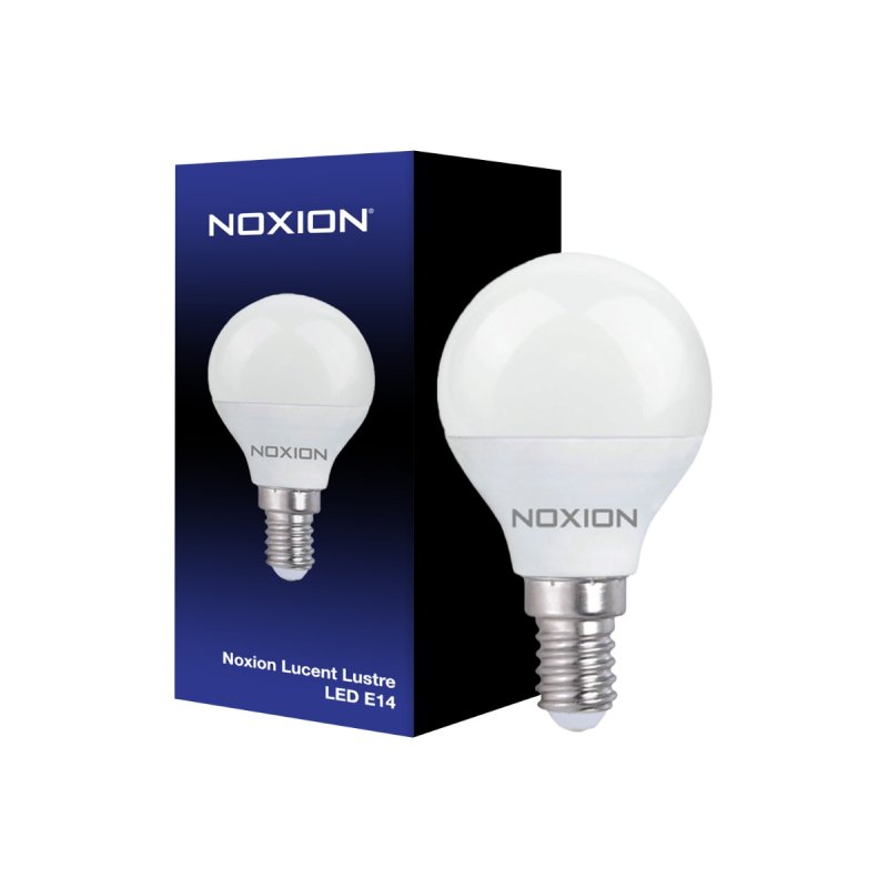 Noxion Lucent Lustre LED E14 Kogel Mat 4.5W 470lm - 827 Zeer Warm Wit | Vervangt 40W