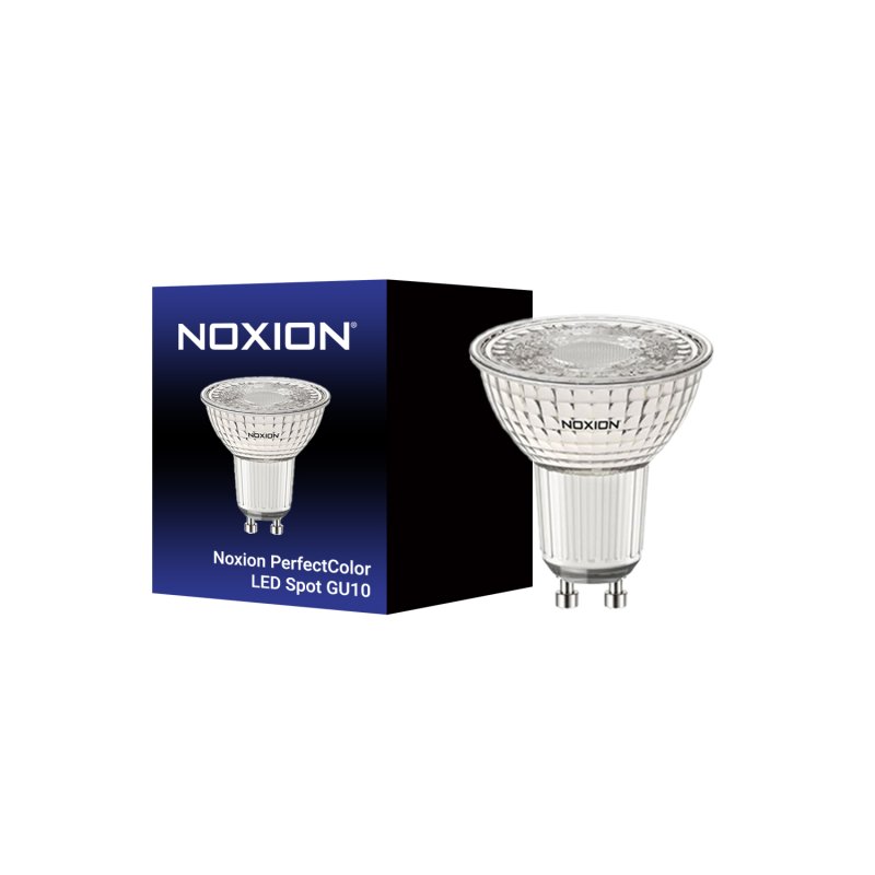 Noxion PerfectColor LED Spot GU10 PAR16 4W 345lm 36D - 927 Zeer Warm Wit | Beste Kleurweergave - Dimbaar - Vervangt 50W