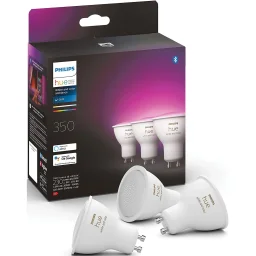 Philips HUE Lichtbron GU10 350 Lumen White and Color Ambiance 3 pack