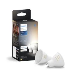 Philips HUE Lichtbron GU10 400 Lumen White Ambiance 2 pack