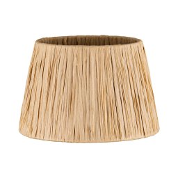 Raffia lampenkap - Conisch - beige - Boheemse stijl - ø20 x 13 cm - E27 fitting - Ontworpen voor tafellampen en Pendellamp - Ontworpen voor woonkamer en eetkamer