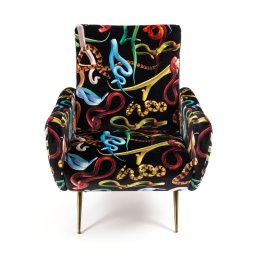 SELETTI Toiletpaper Fauteuil - Slangen