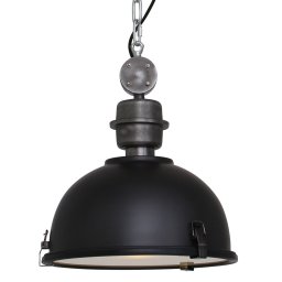 Steinhauer Hanglamp industrieel bikkel 7978zw zwart