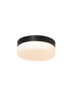 Steinhauer Plafondlamp Ikaro Ø 18 cm IP44 zwart