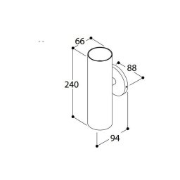 TAL FUNNEL WALL DOUBLE WC wandlamp-5