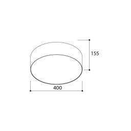 TAL HUBBLE 400 Surface Mounted plafondlamp-4