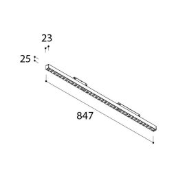 TAL MAGNETIC LED 48V L847 UGR trackverlichting-3