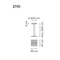 Vibia Rhythm Horizontal 10X 47 - 2110 hanglamp-9