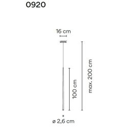 Vibia Slim 1X 100 - 0920 hanglamp-9