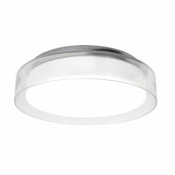 Witte plafond- badkamerlamp ClearØ28 cm klein