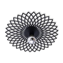 Ylumen Plafondlamp Ombra Ø 50 cm zwart